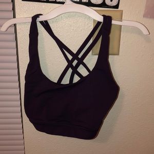 Size 4 purple lululemon bra